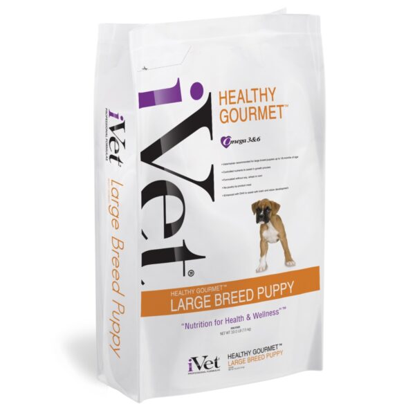 Package Shot Healthy Gourmet Large Breed Puppy Left