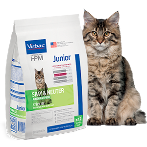 Veterinary HPM Junior Cat Diet.