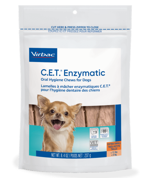 90601_Bag_CET Enzymatic Chews_Extra Small 30 ct._US_face