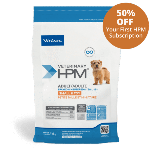 VETERINARY HPM Spay & Neuter Small & Toy Adult Dog Food -